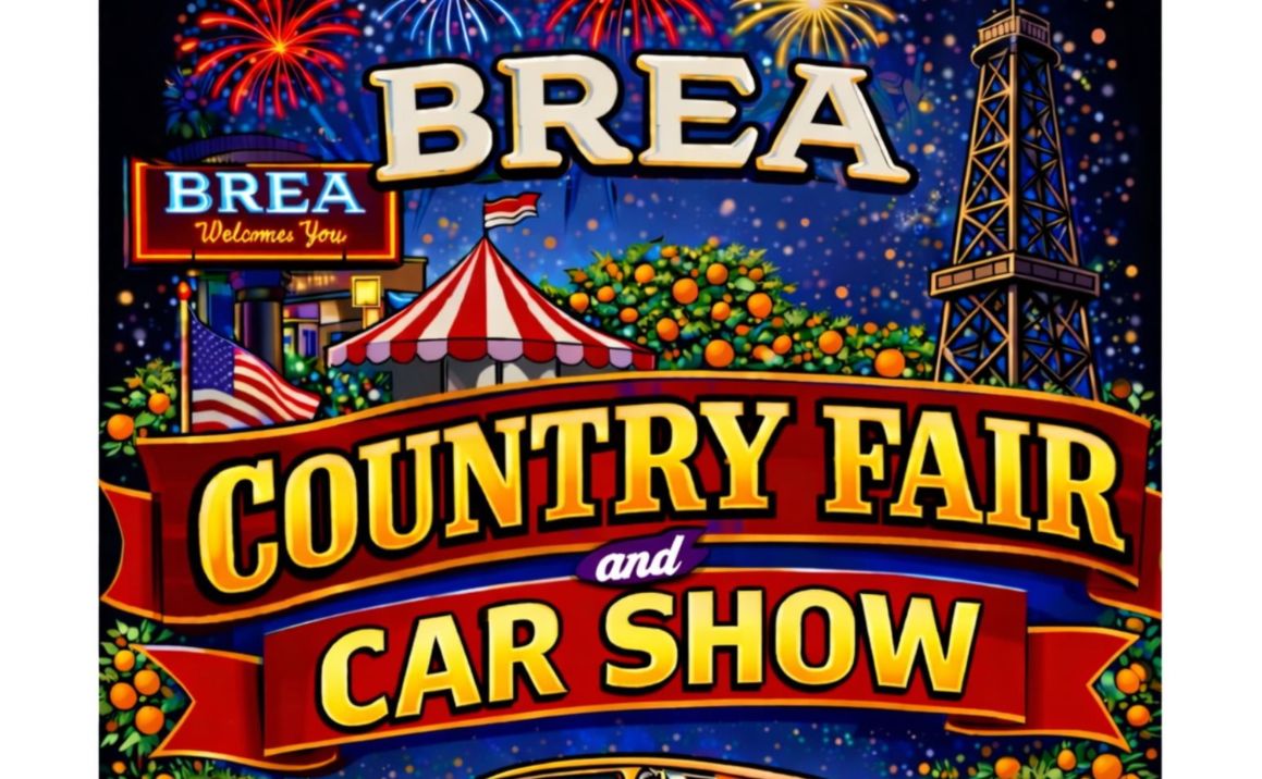 Brea County Fair Car Show partial flyer July 2026